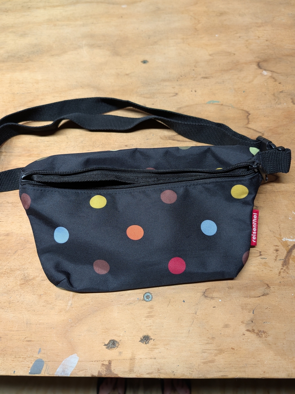 reisenthel Black Polka Dot Belt Bag